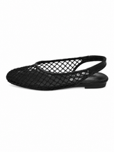 Mesh Slingback Flats