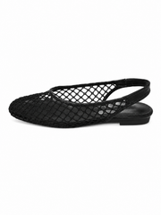 Mesh Slingback Flats