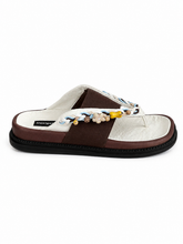 Vintage Beaded Thong Sandals for Women – Boho Comfort Slide Sandals with Cushioned Footbed & Non-Slip Sole