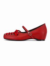 Retro Ribbon Mary Jane Flats