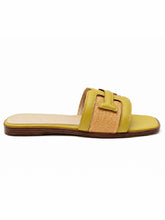 Soleil Raffia Slide Sandals