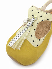Vintage Polka Dot Mary Jane Flats