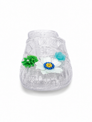 Sparkle Jelly Flower Slides – Transparent Floral Rhinestone Slip-On Sandals for Women