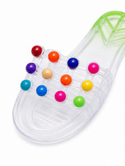 Color Pop Jelly Slide Sandals – Transparent PVC Beaded Summer Slippers