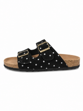 Retro Polka Dot Cork Slides