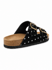Retro Polka Dot Cork Slides