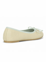 Square Toe Ballet Flats – Soft Leather Bow Flats for Everyday Comfort