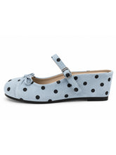 Sunny Polka Mary Jane Flats