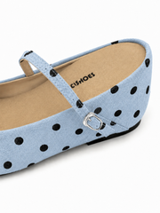 Sunny Polka Mary Jane Flats
