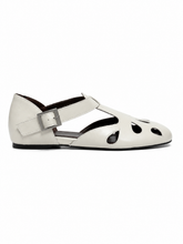 Vintage Cutout Mary Jane Flats – Minimalist T-Strap Ballet Shoes