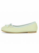 Square Toe Ballet Flats – Soft Leather Bow Flats for Everyday Comfort