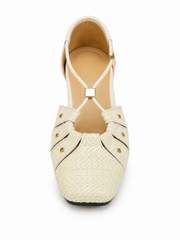 Vintage Fisherman Ballet Flats for Women