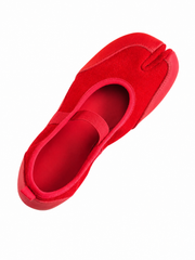 Retro Split-Toe Mary Jane Flats for Women