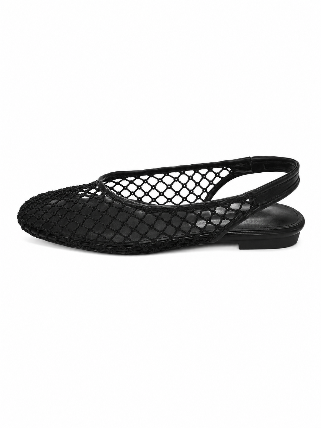 Mesh Slingback Flats