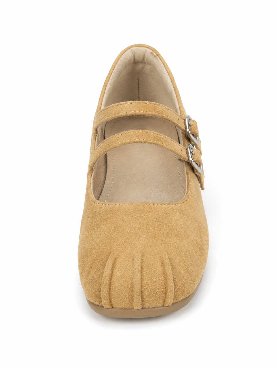 Women’s Square Toe Ballet Flats – Minimalist Bow Slip On Dress Shoes with Retro French Style