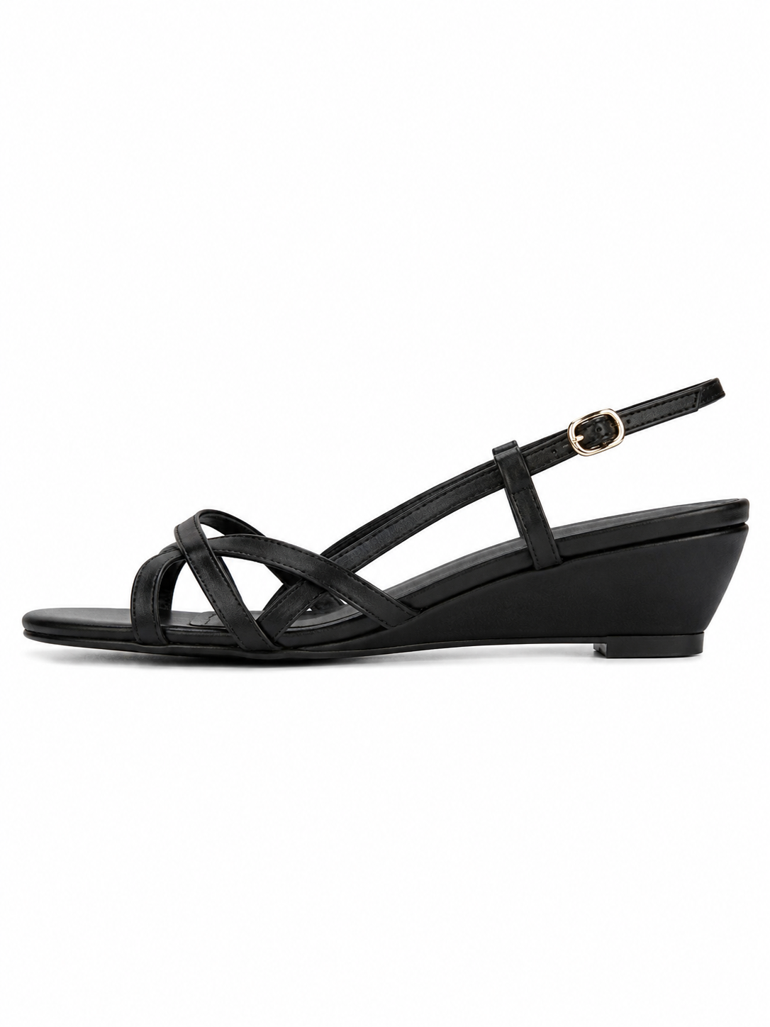 Minimalist Strappy Wedge Sandals
