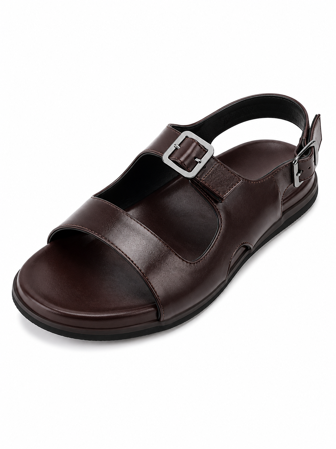 Vintage Fisherman Slingback Sandals – Minimal Leather Flat Sandals for Women