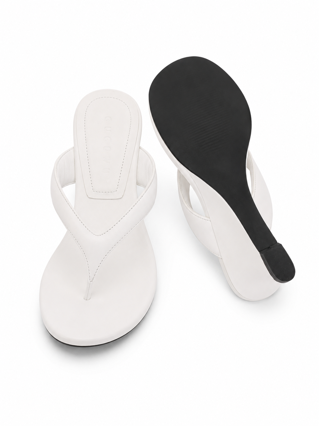 Women's Minimalist Wedge Flip Flop Sandals