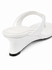 Women's Minimalist Wedge Flip Flop Sandals