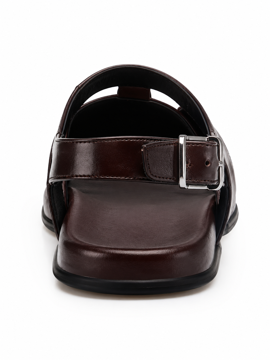 Vintage Fisherman Slingback Sandals – Minimal Leather Flat Sandals for Women