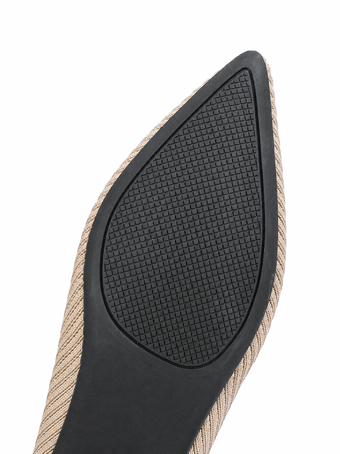 Pointed Toe Knit Ballet Flats for Women – Comfortable Slip-On Walking Shoes, Lightweight Everyday Flats