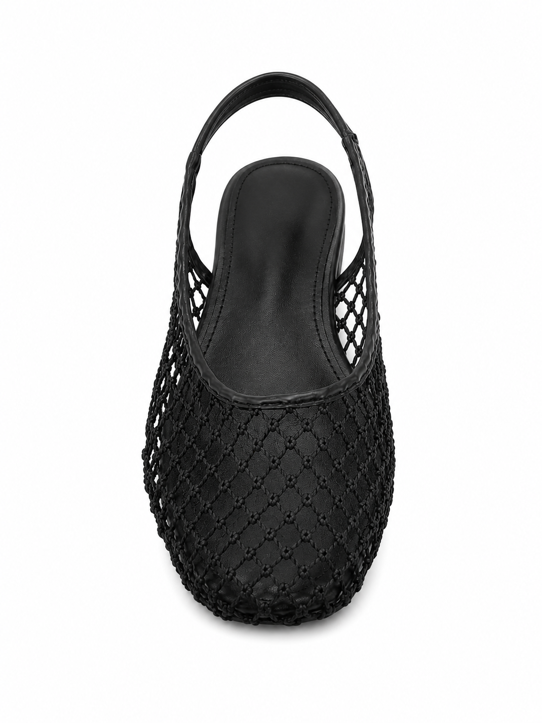 Mesh Slingback Flats