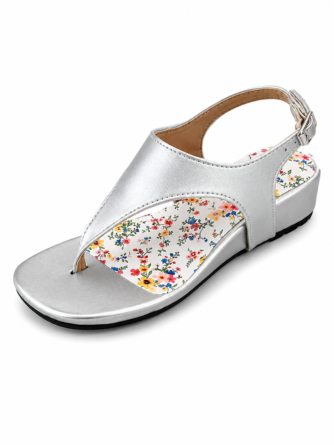 Women’s Comfort Wedge Sandals – Casual Slingback Thong Sandals for Everyday Wear