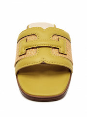 Soleil Raffia Slide Sandals