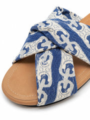 Coastal Knot Woven Slides