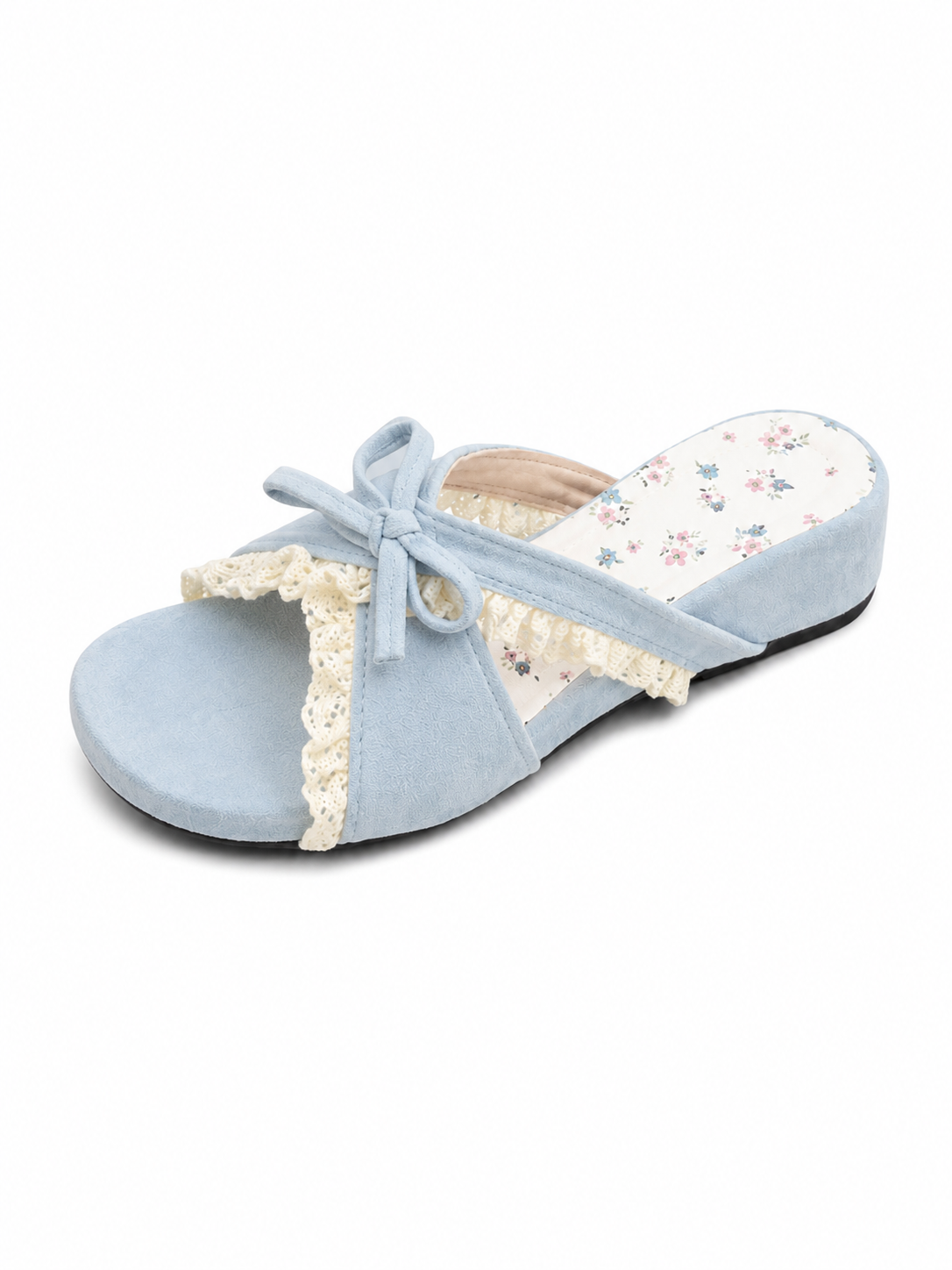 Bluebell Baby Lace Slides