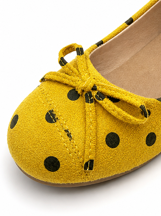 Sunny Polka Mary Jane Flats