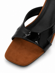 Midnight Mocha Minimalist Heels