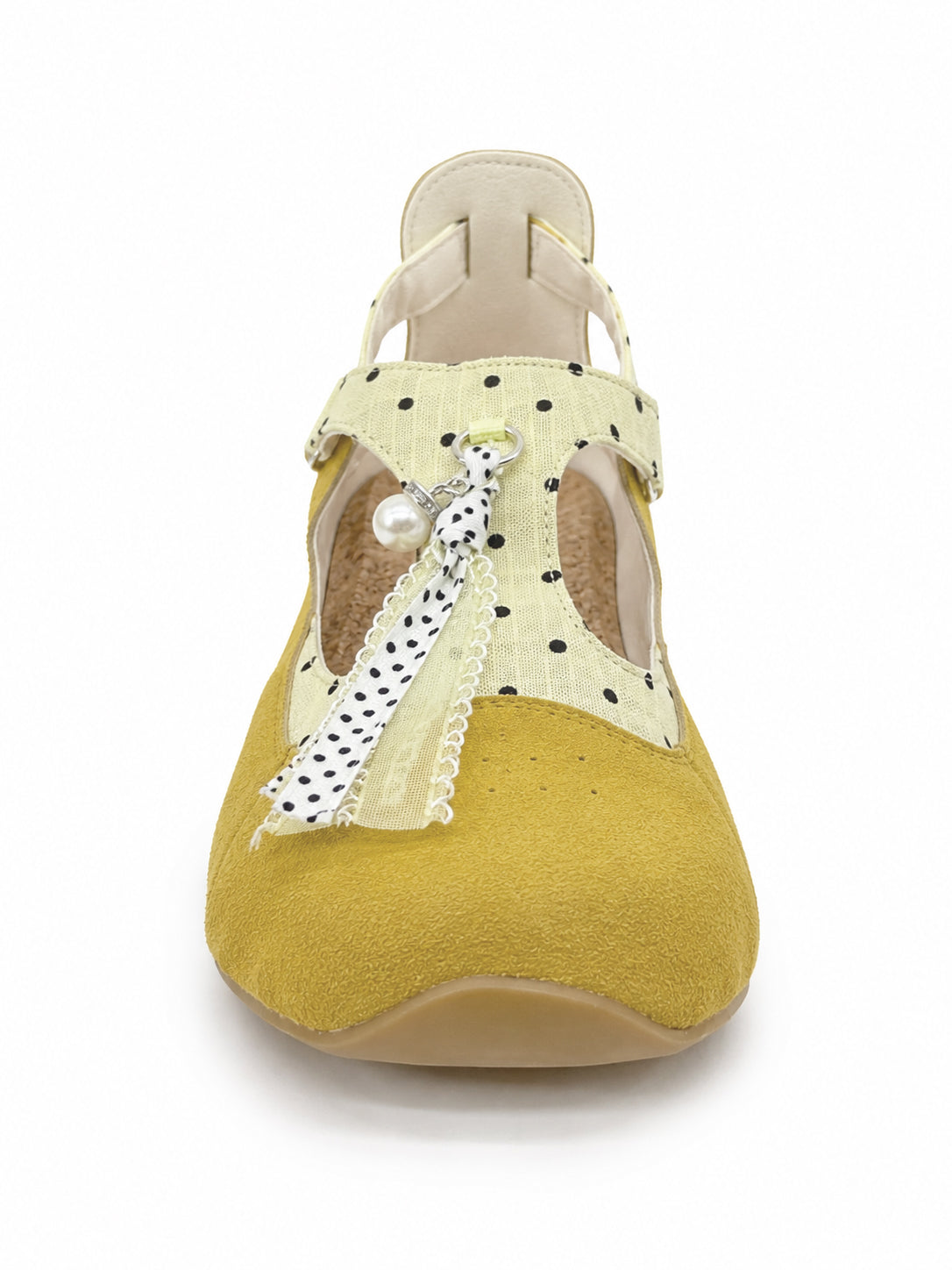 Vintage Polka Dot Mary Jane Flats