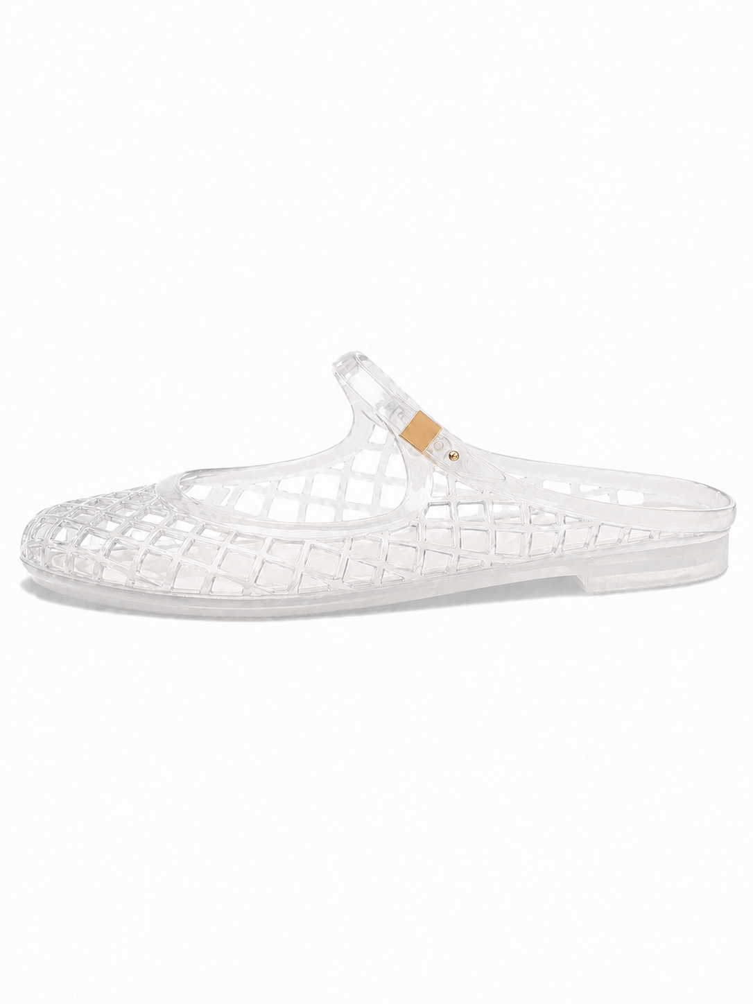 Retro Jelly Cage Mule Flats