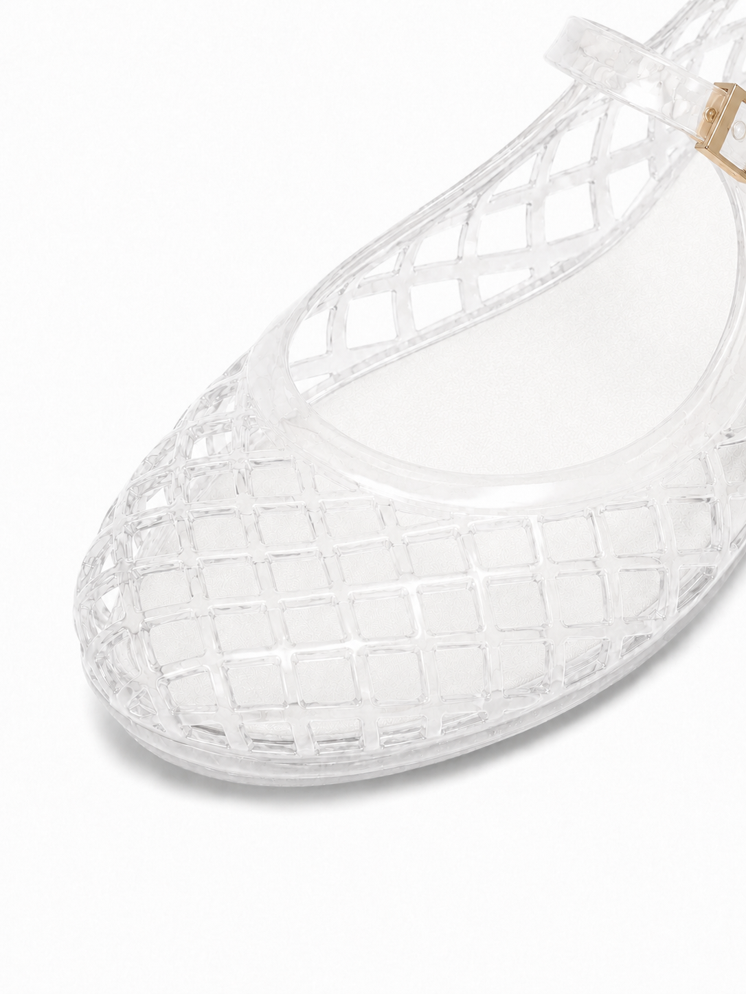 Retro Jelly Cage Mule Flats