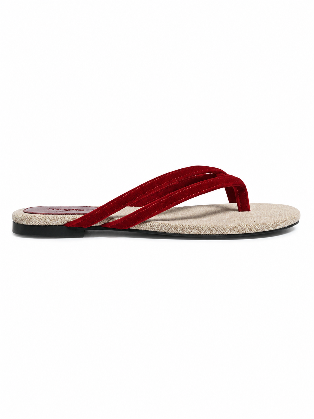 Minimal Cross Strap Thong Sandals – Women’s Flat Summer Slide Sandals