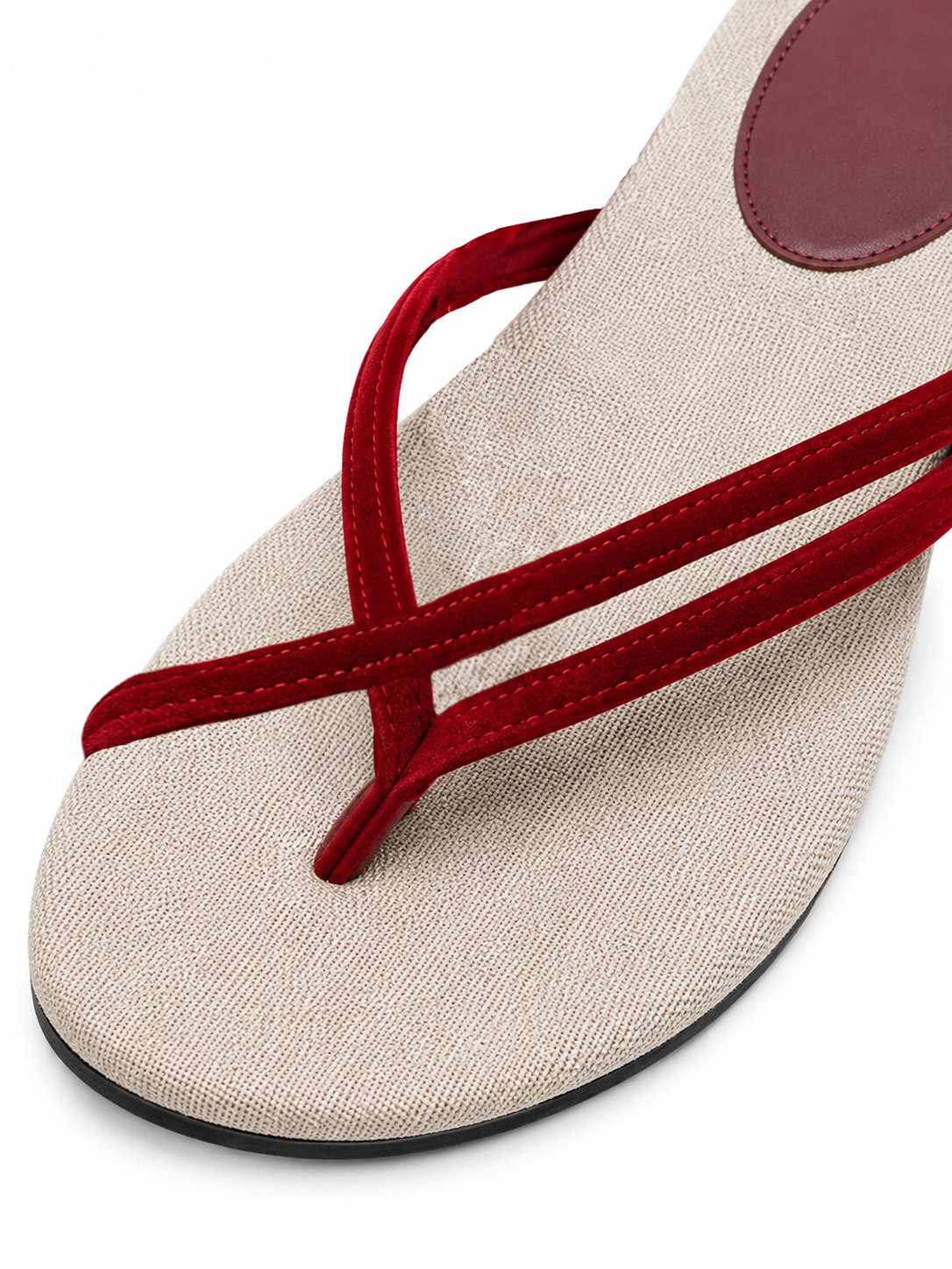 Minimal Cross Strap Thong Sandals – Women’s Flat Summer Slide Sandals