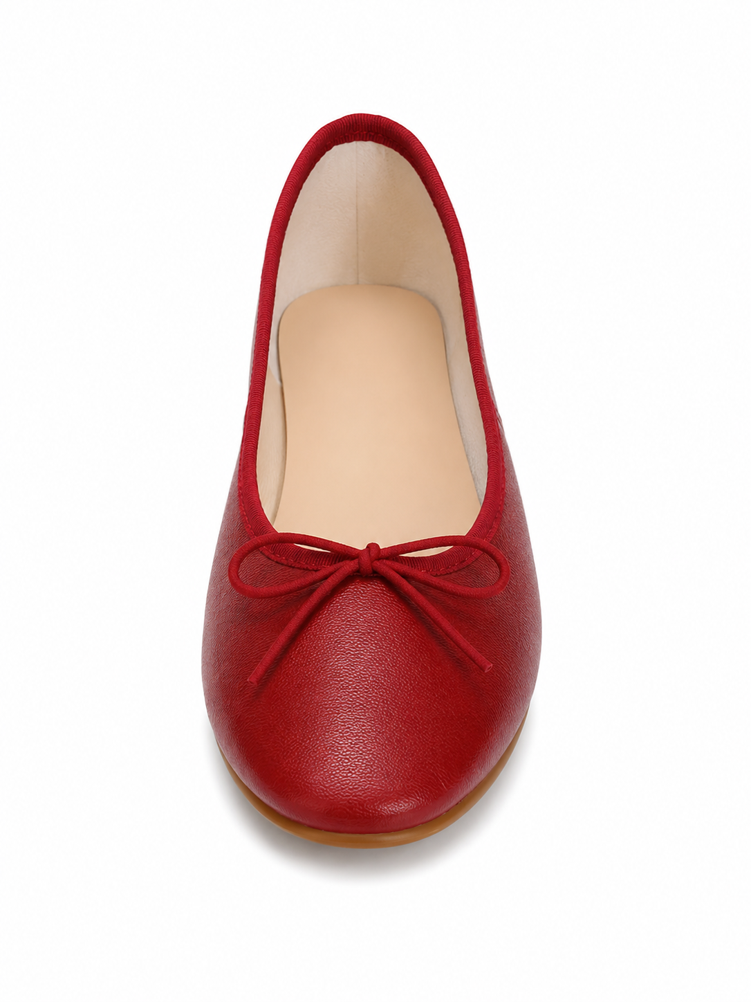 Vintage Ballet Flats for Women – Minimalist Bow Tie Slip On Ballet Shoes | Soft Leather Inspired Everyday Flats