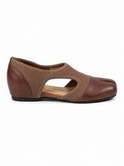 Split-Toe Hidden Wedge Ballet Flats – Minimalist Tabi Comfort Shoes