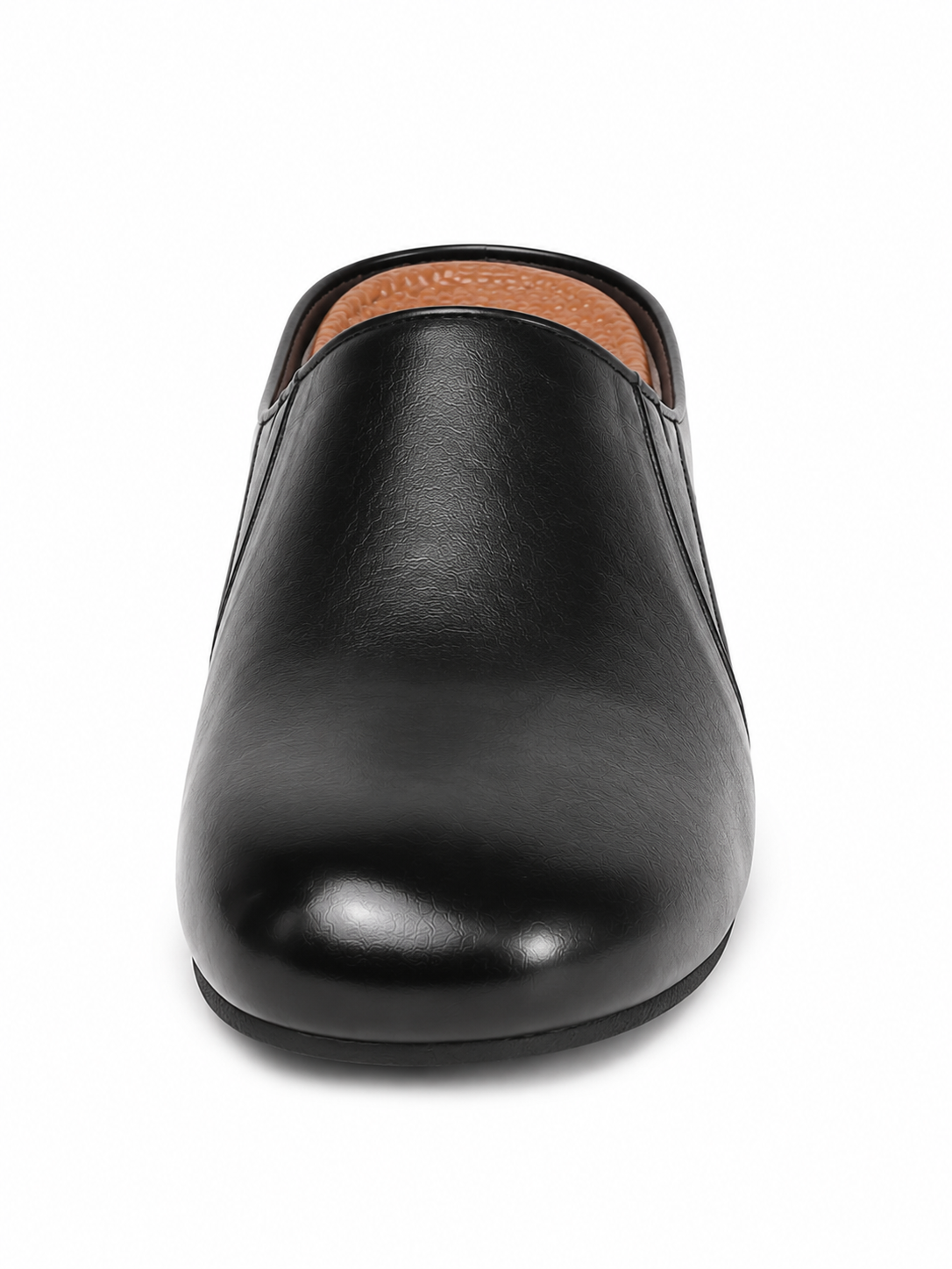 Soft Leather Minimalist Mule Flats – Lightweight Slip-On Clogs for Everyday Comfort