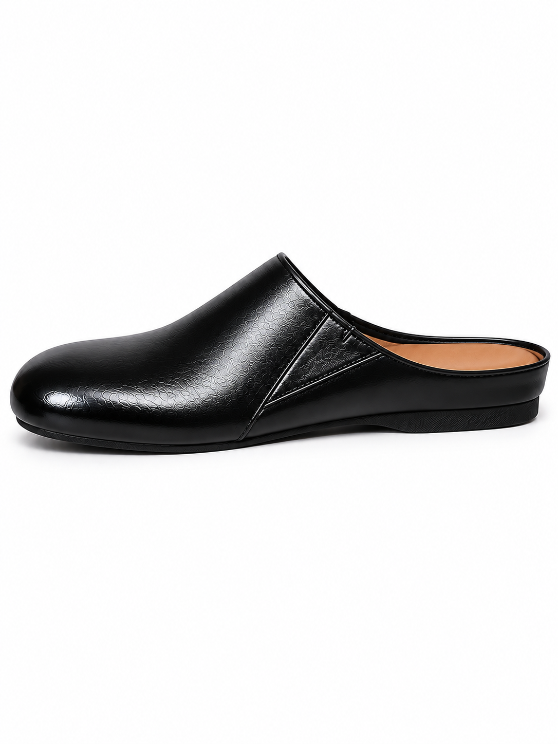 Soft Leather Minimalist Mule Flats – Lightweight Slip-On Clogs for Everyday Comfort