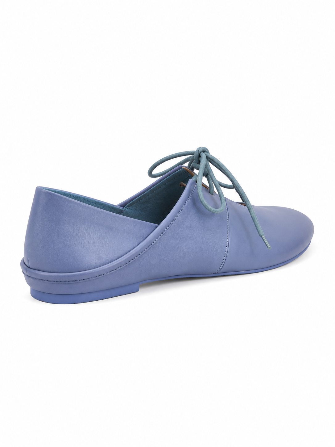 Minimalist Soft Leather Lace-Up Ballet Flats – Lightweight Everyday Comfort Shoes