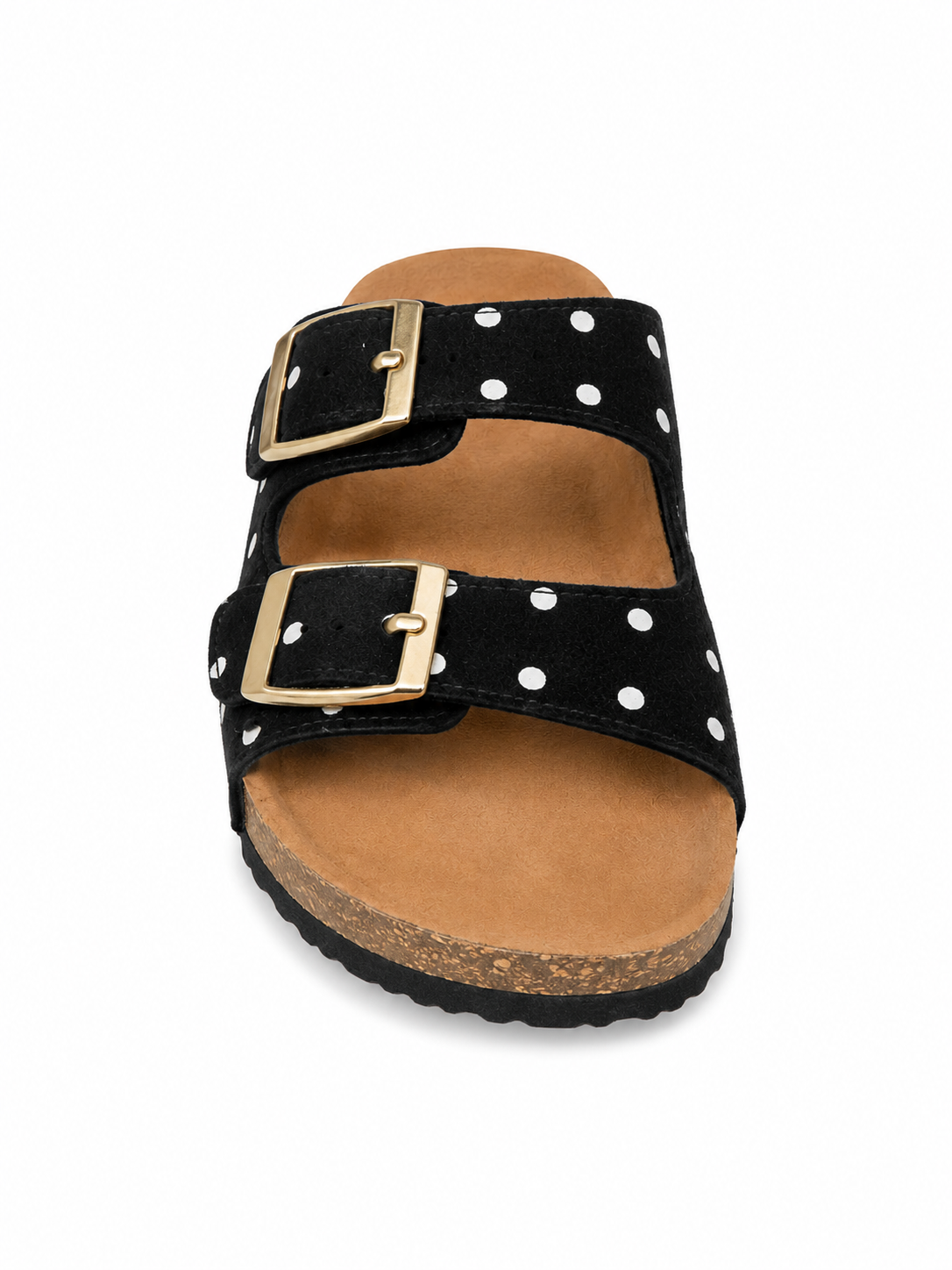 Retro Polka Dot Cork Slides
