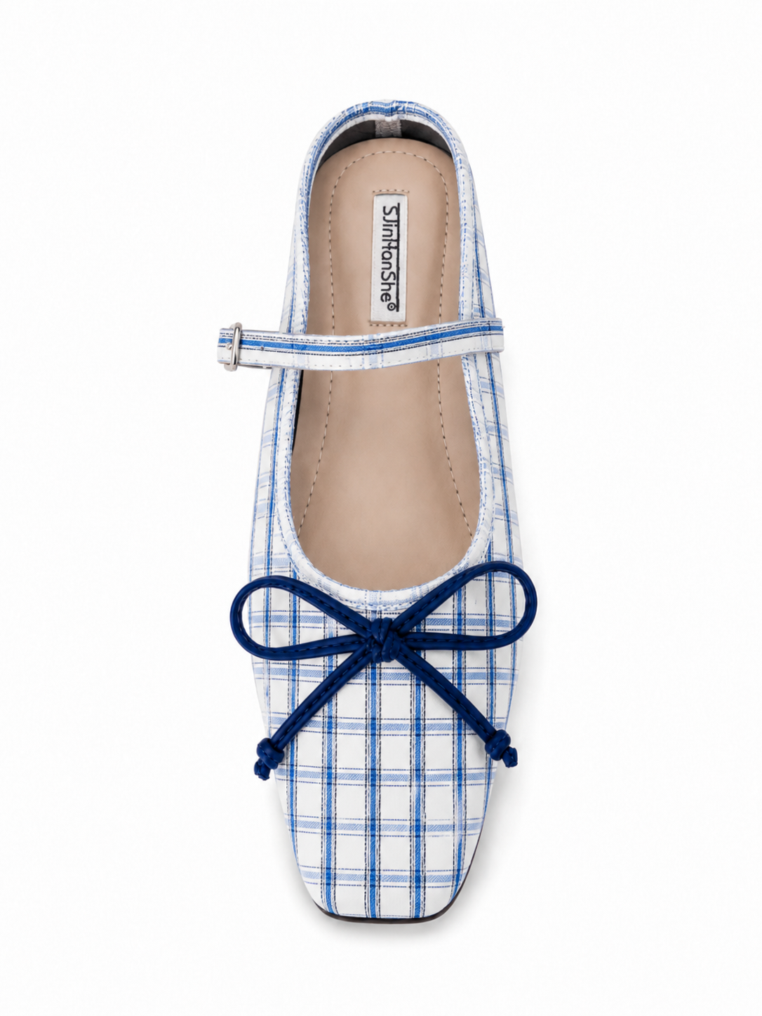 Vintage Bow Mary Jane Flats