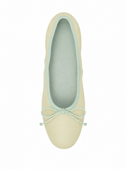 Square Toe Ballet Flats – Soft Leather Bow Flats for Everyday Comfort