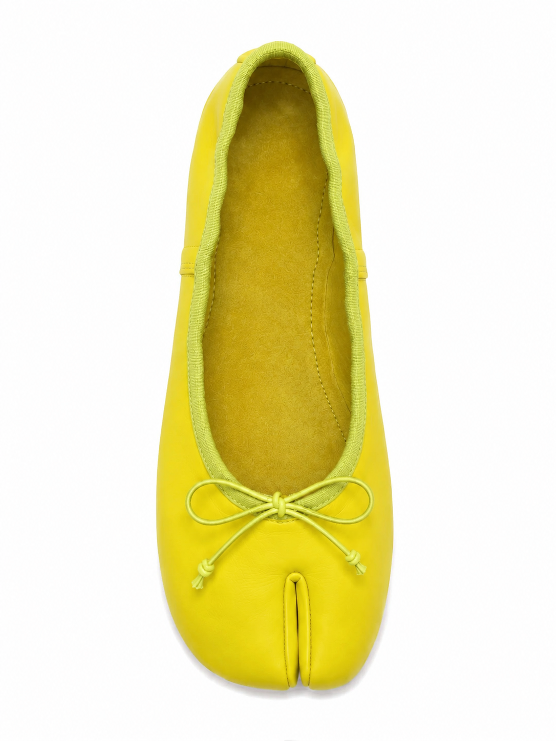 Split-Toe Bow Ballet Flats for Women – Soft Slip-On Shoes