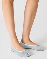 Women’s Tabi Mesh Ballet Flats – Breathable Split Toe Bow Flats
