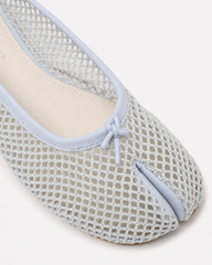 Women’s Tabi Mesh Ballet Flats – Breathable Split Toe Bow Flats