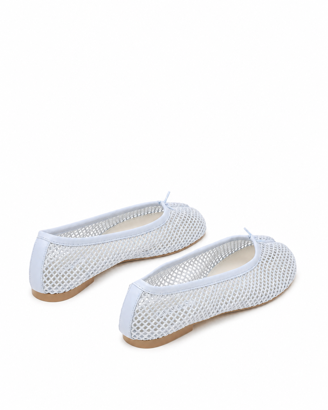 Women’s Tabi Mesh Ballet Flats – Breathable Split Toe Bow Flats