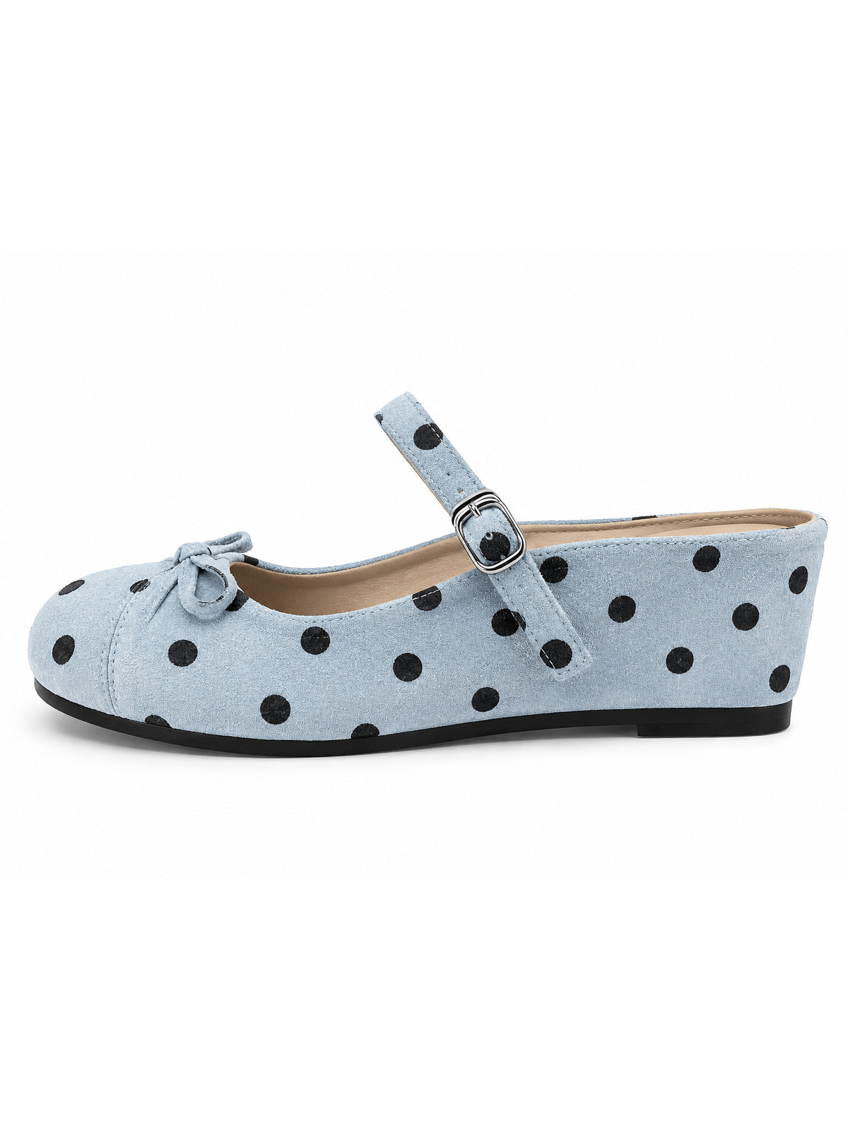 Sunny Polka Mary Jane Flats